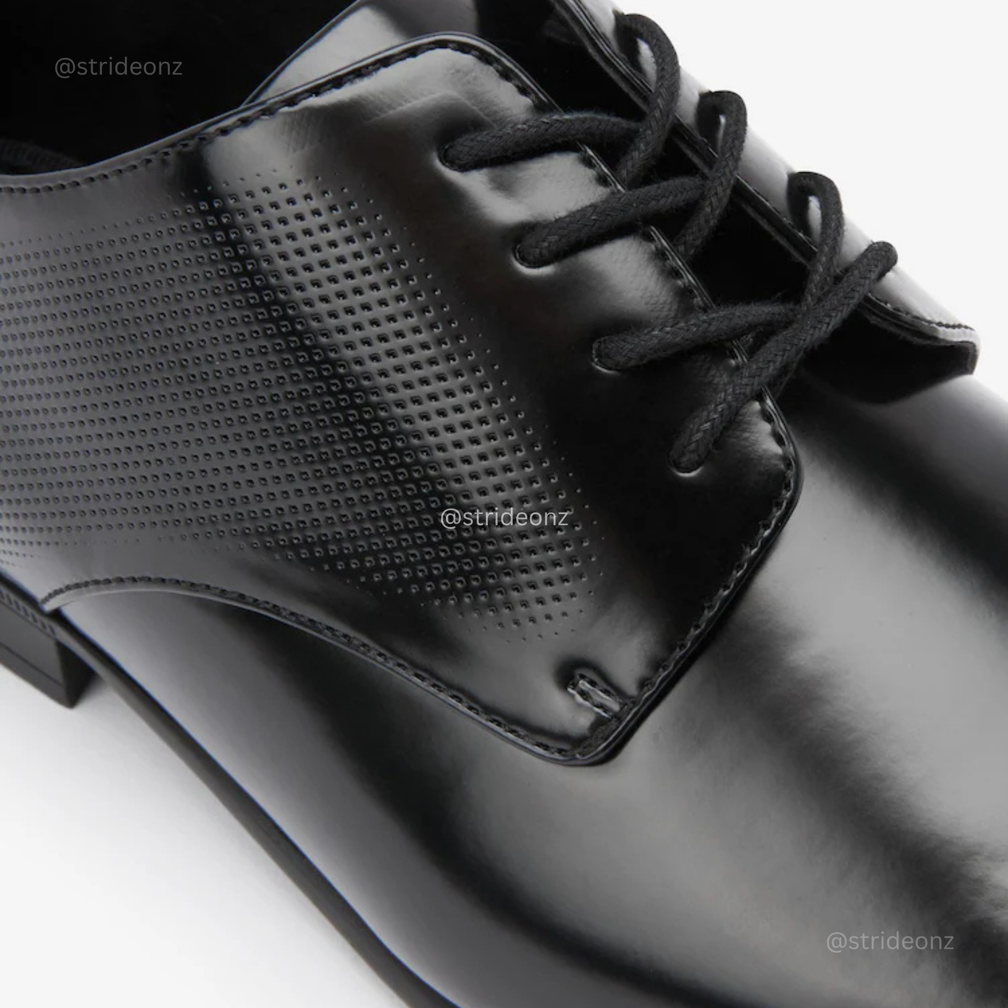 Black Hi-shine Derby Lace - Image 8