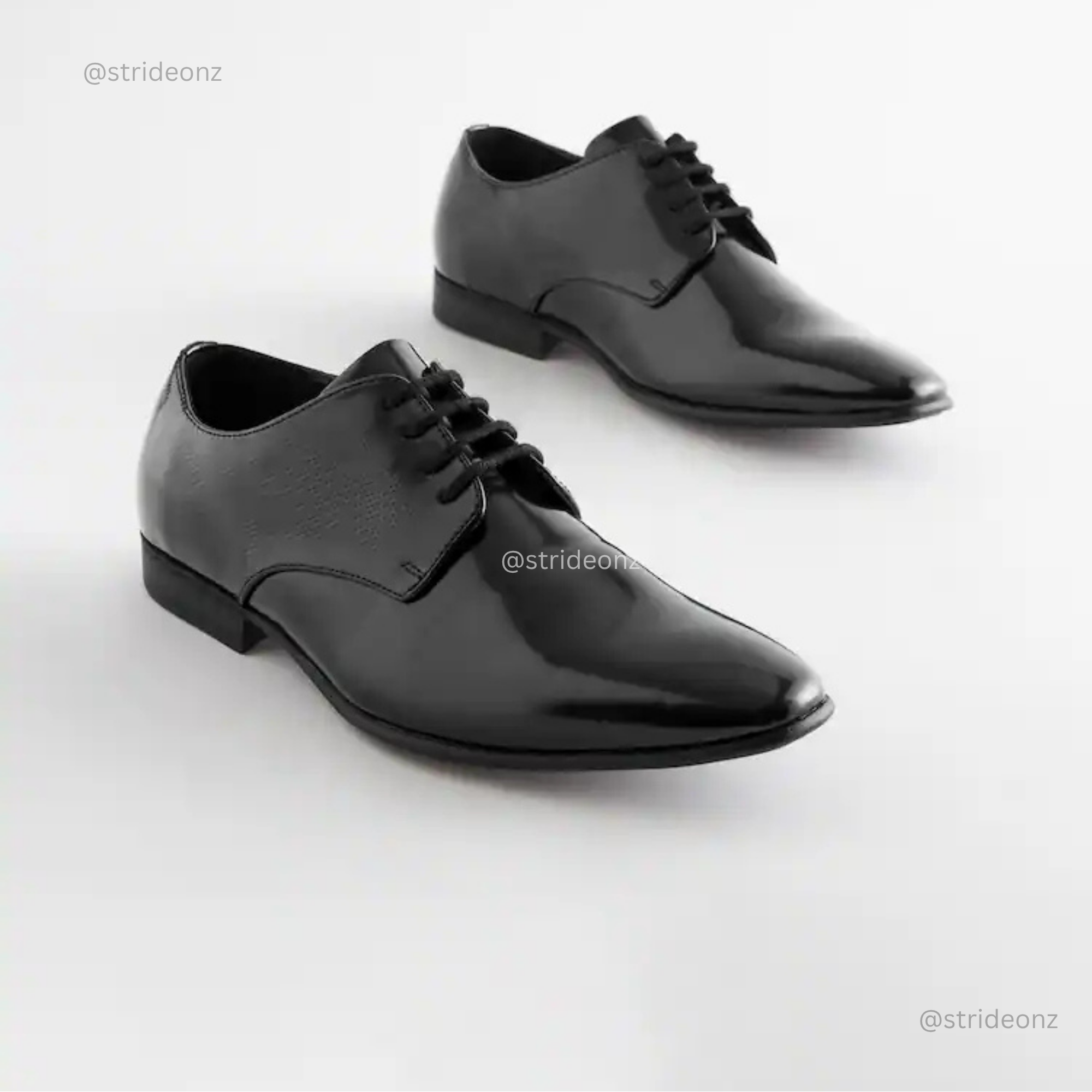 Black Hi-shine Derby Lace - Image 2