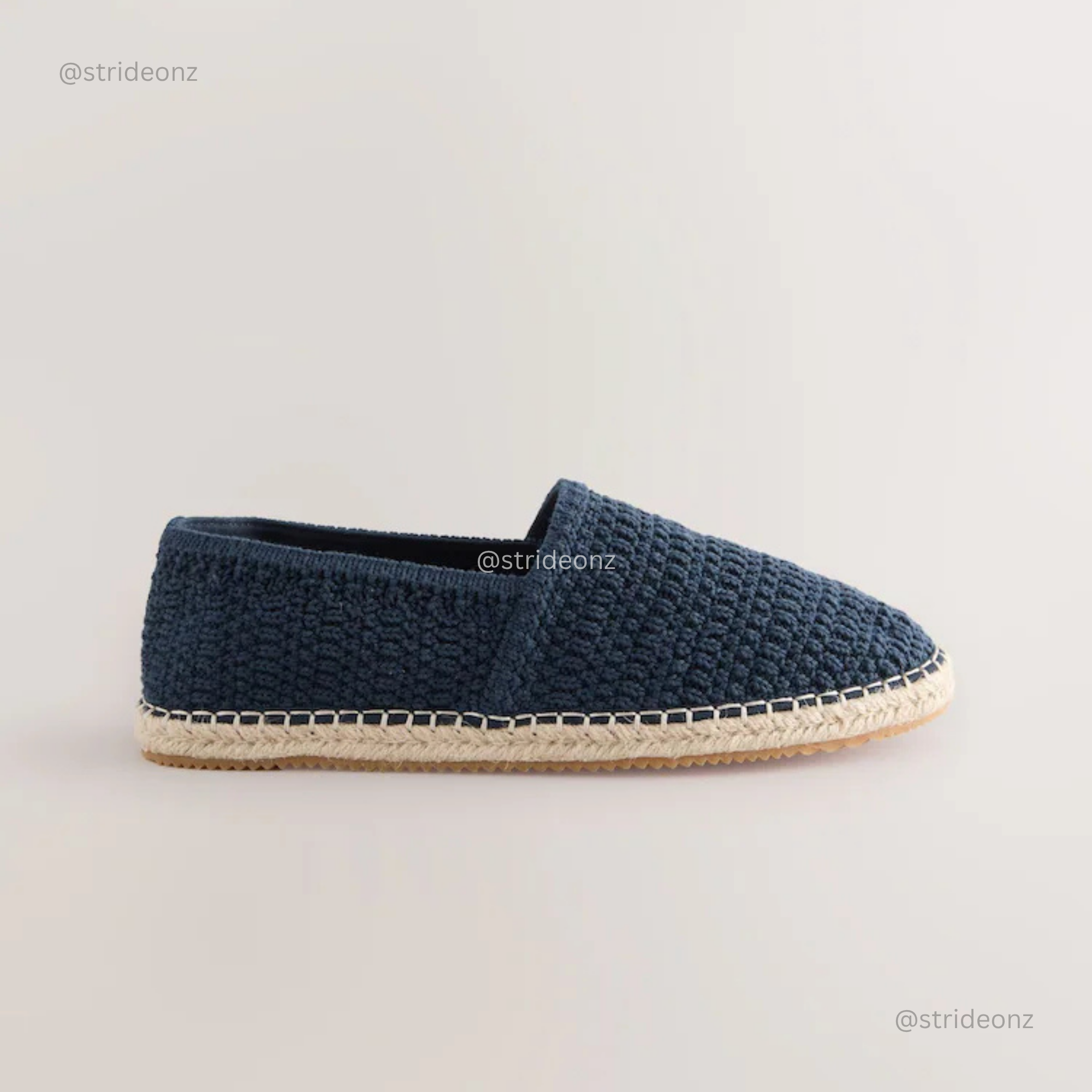 Crochet Knitted Espadrilles