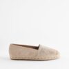 Flat Espadrilles Gold